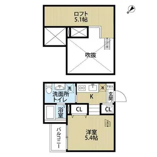 Skip平針【1階】の間取り