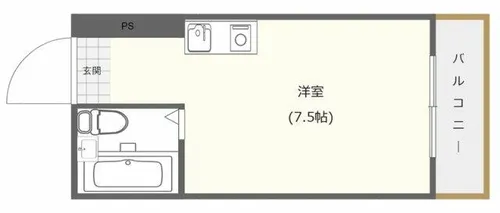 エクセレント上新6【3階】の間取り
