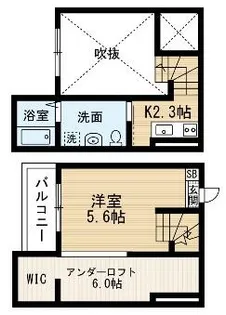 Attic野並【2階】の間取り