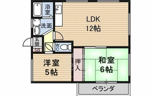 コンプリーション1【2階】の間取り