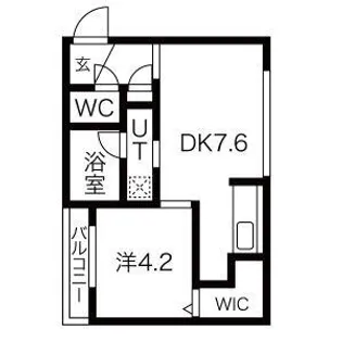 Cherisis南6条【2階】の間取り