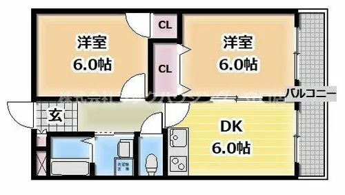泰平第1ビル【5階】の間取り