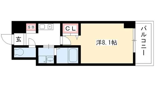 AHマンション泉【205号室】の間取り