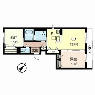 シャーメゾン桜丘I・II【1101号室】の間取り