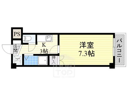 ローズハイツT・K【1階】の間取り