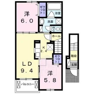ジョイフル【2階】の間取り
