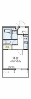 レオネクストアヴリール九条【1階】の間取り
