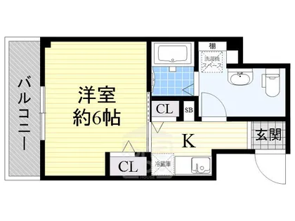 サンクラッソ茨木駅前【3階】の間取り