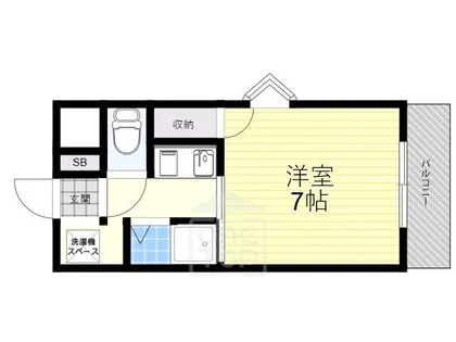 ローズインローズ2【2階】の間取り