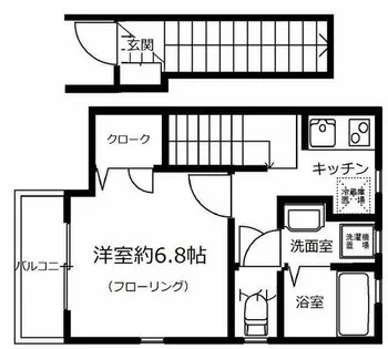 メゾン・ソレイユ長栄寺【2階】の間取り