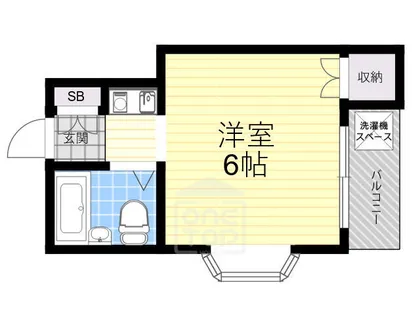 ガルボ茨木【2階】の間取り