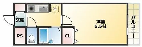 えんだら50歩【7階】の間取り