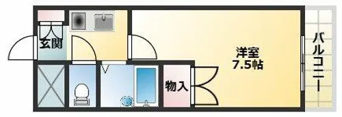 えんだら百歩【3階】の間取り