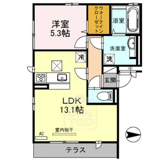 オリオン【1階】の間取り