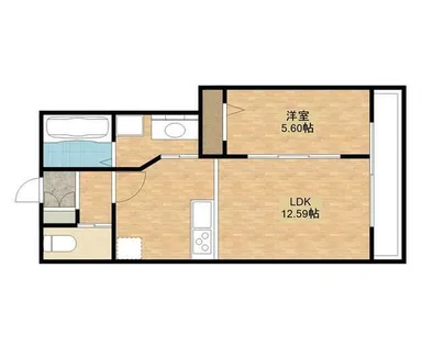 maison west【102号室】の間取り