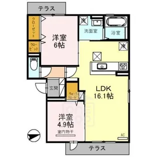 Nord Livre【1階】の間取り