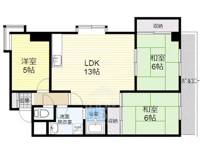 大阪府茨木市五日市緑町【マンション】の間取り