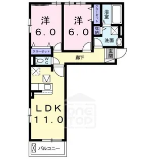 アースガーデン【1階】の間取り