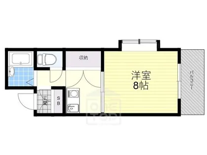 メイプルヴィラ茨木1【2階】の間取り