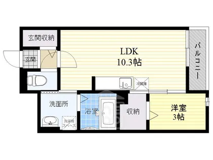カーサクレインフィールド【2階】の間取り