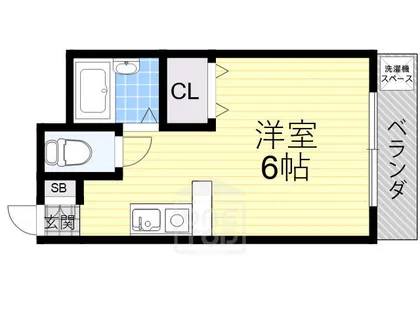 エスポワール茨木【2階】の間取り
