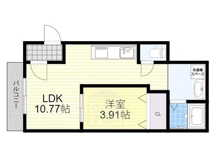 ソリティア総持寺【2階】の間取り