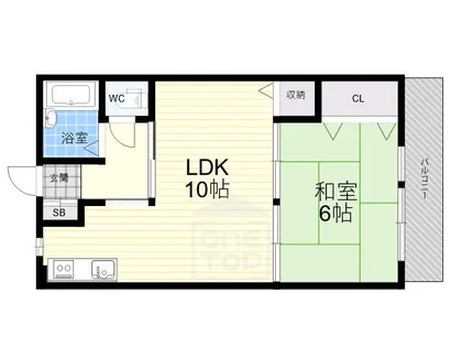 三吉マンション【2階】の間取り