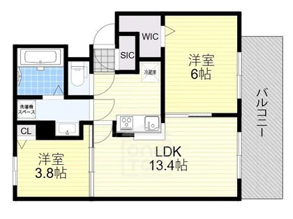 Spero il sole【2階】の間取り