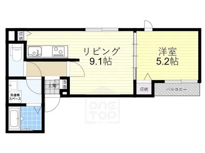 Kvell Garden春日【2階】の間取り