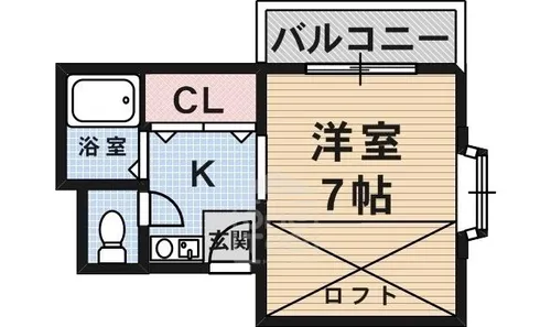 エクセレント清恒【3階】の間取り