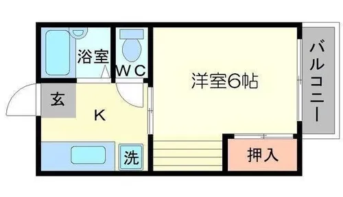 ヴィラプレフェールⅠ【1階】の間取り