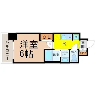 エステムコート名古屋新栄IIアリーナ【15階】の間取り