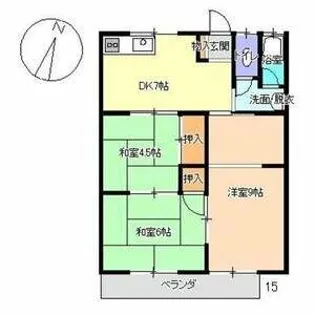 本熊荘【2階】の間取り