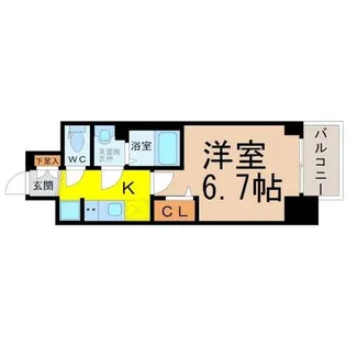 プレサンス鶴舞ファースト【12階】の間取り