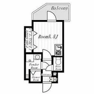 MODERN PALAZZO 博多vicino【5階】の間取り