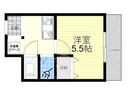 ナンノ第15号館【3階】の間取り
