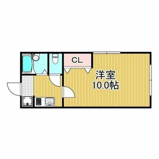 グリーンハイツ【2階】の間取り