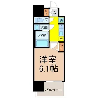 メイクスアート新栄Ⅲ【3階】の間取り