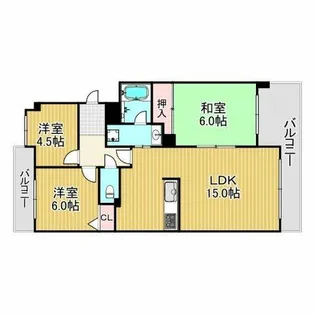 ドムス門戸【1階】の間取り