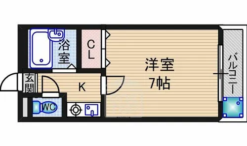 エステティコ千里【3階】の間取り