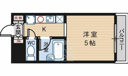 メゾンクラーラ【1階】の間取り