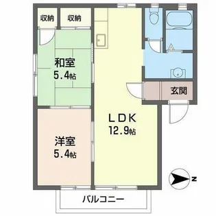 フレグランスCANADA【2階】の間取り