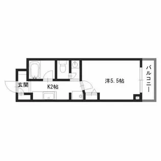 シティーヒルズⅡ【602号室】の間取り