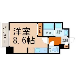 パルティール金山【5階】の間取り