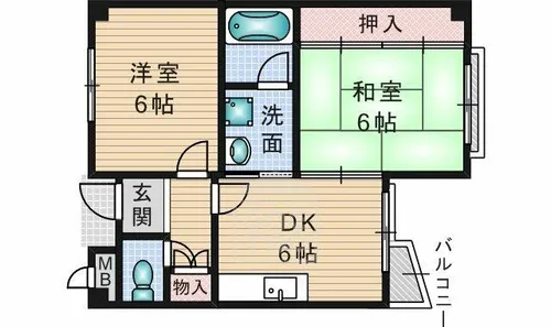 Avanti下穂積【3階】の間取り