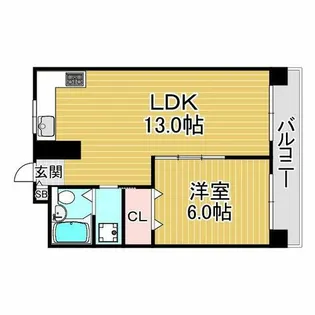 モンド・ベルピア【3階】の間取り