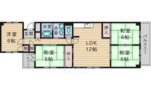 ロイヤル・ファーム【2階】の間取り