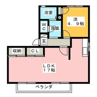 タウンコートM【2階】の間取り