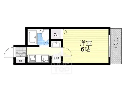 ダイユウレストハウス茨木【2階】の間取り