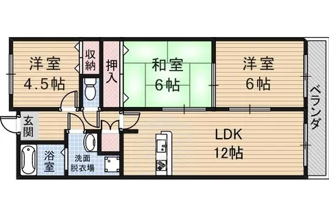 DIO花水木【5階】の間取り